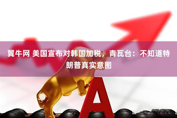 翼牛网 美国宣布对韩国加税，青瓦台：不知道特朗普真实意图